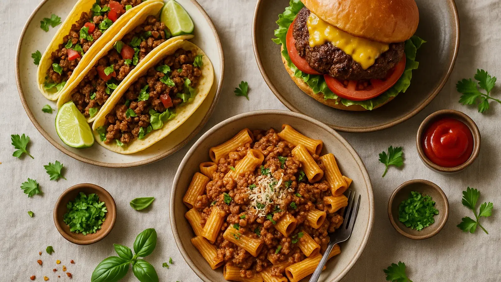 Ground Beef Recipes recipe category hero image