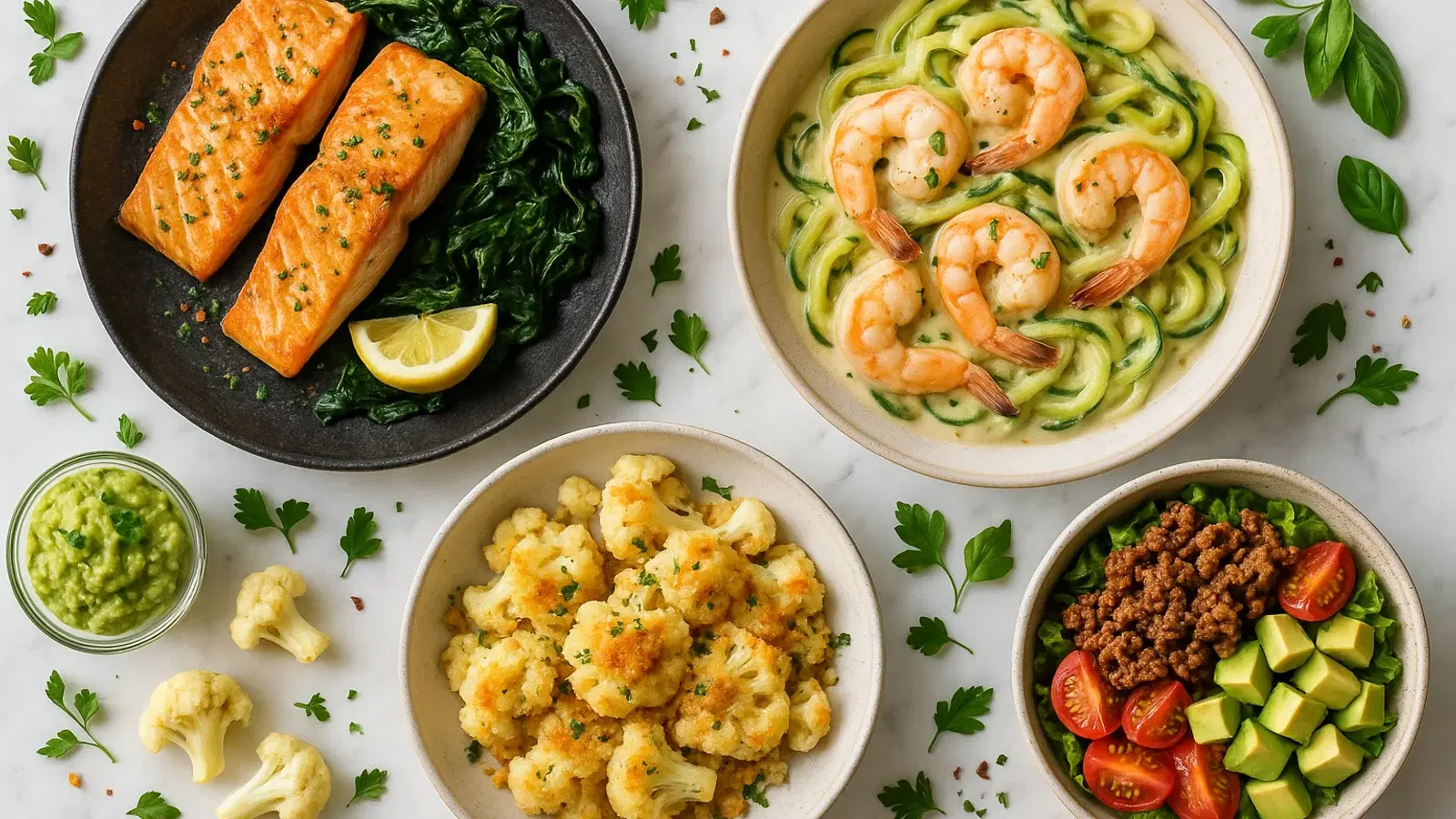 Keto-Friendly Meals recipe collection hero image