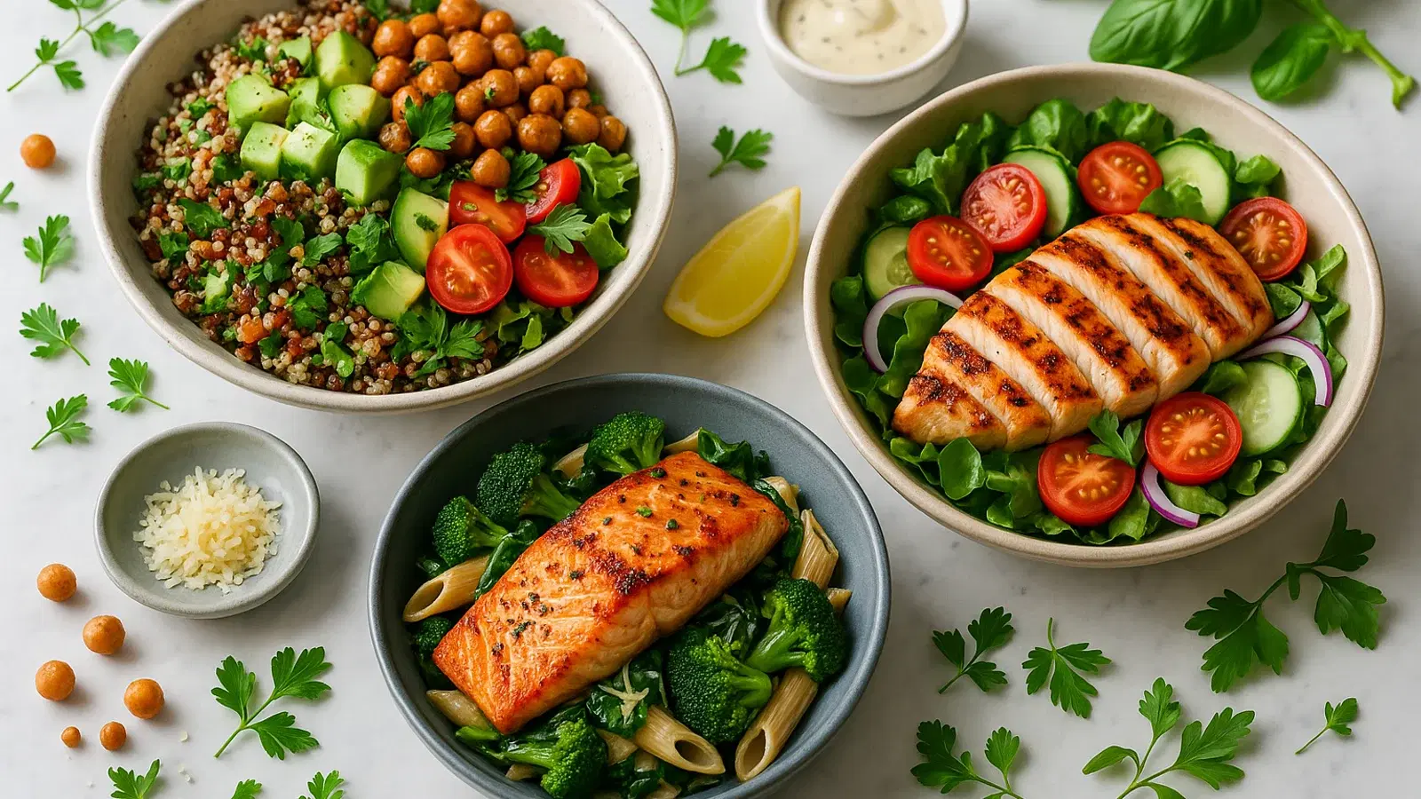 Protein-Packed Lunches recipe collection hero image